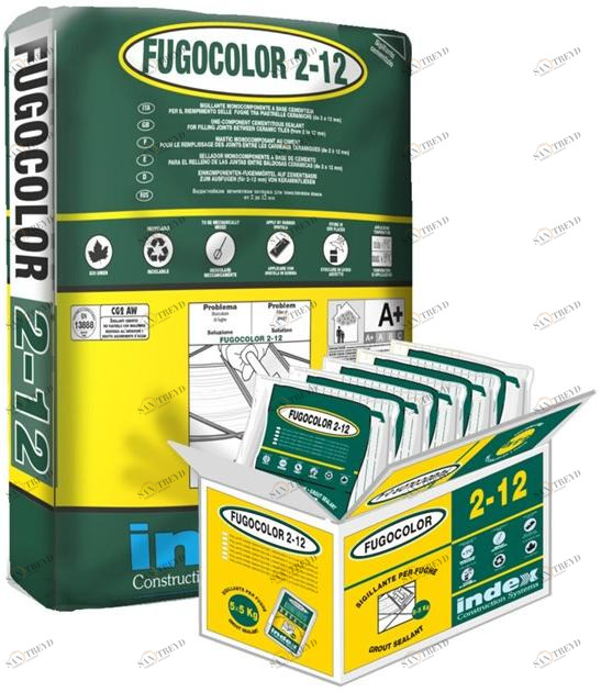 INDEX Однокомпонентная цементная затирка для швов sun-id-1435251