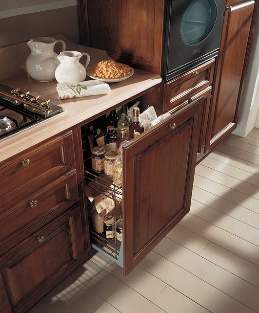 205 Tifernoit Кухня с восковым лаком "Светлый орех" Cucina - Вид №5