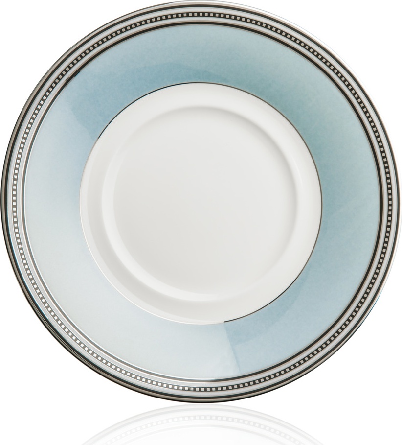 10646035 Noritake Блюдце для чашки чайной Noritake "Богарт платиновый" 15см Фарфор костяной 