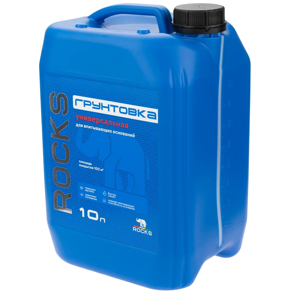 Грунтовка универсальная для сухих помещений Rocks 10 л STLM-2048538 - Вид №3