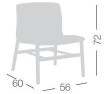 GABER Кресло с тканевой обивкой Slot sun-id-1350737 - Вид №3