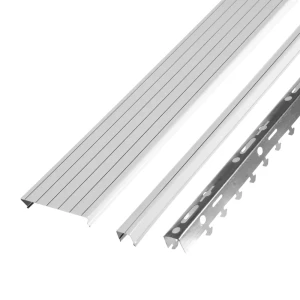 Комплект реечного потолка MONLID 1.35x0.9 м цвет жемчужно-белый с металлической полоской 89417690 STLM-2093758