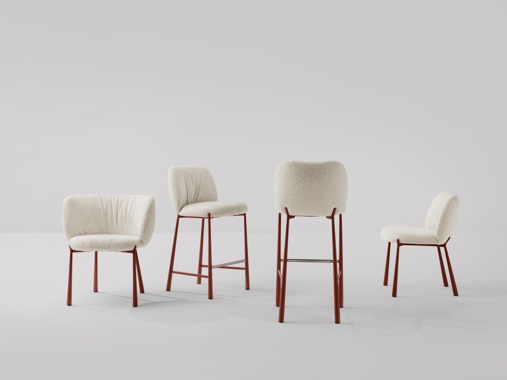 Мягкий стул с подставкой для ног Midj Mys ARCH-00108398 - Вид №1