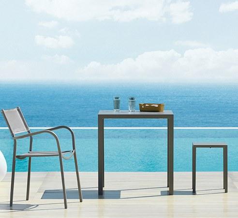 Vermobil Квадратный садовый стол из алюминия Quatris Qta7070 - qta8080 - Вид №3