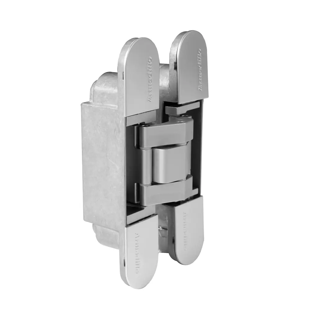 Скрытая петля дверная U3D3000 115x23x26 мм ЦАМ цвет хром ARMADILLO STLM-2099593 - Вид №1
