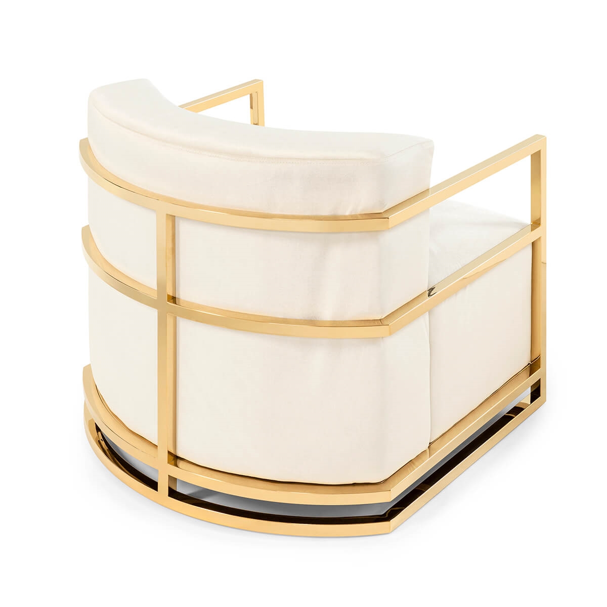 700371-18 ABHIKA КРЕСЛО JUDE WHITE/GOLD  - Вид №4