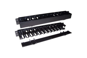 16466320 Кабельный органайзер 19 пластиковый, с крышкой, 1U LAN-ORG/CVP-1U LANMASTER