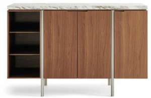 Molteni & C. Буфет из дерева с мраморной столешницей