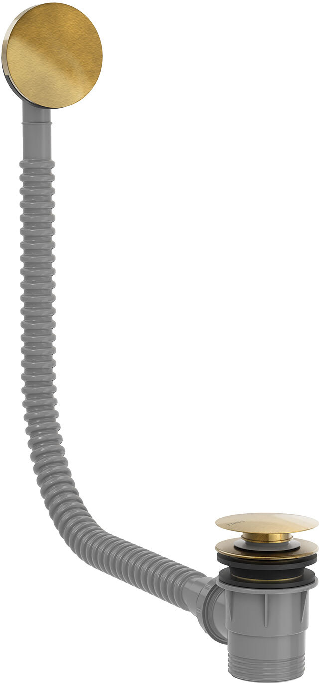 Сливной клапан Click-clack с переливом для ванны-03453420LV TRES