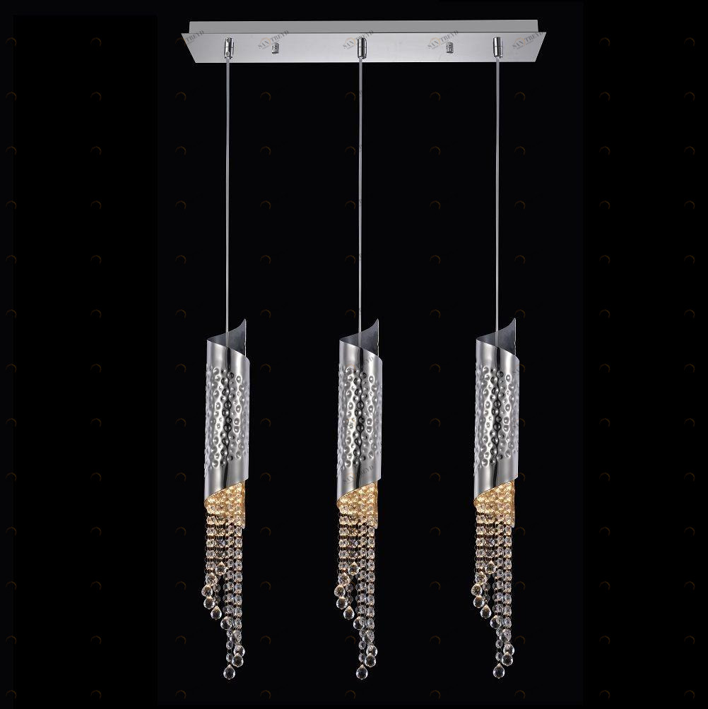 Подвесной светильник Crystal Lux Credo L- Chrome CRYSTAL LUX ДИЗАЙНЕРСКИЕ, CREDO CHROME 072465 Серебро 