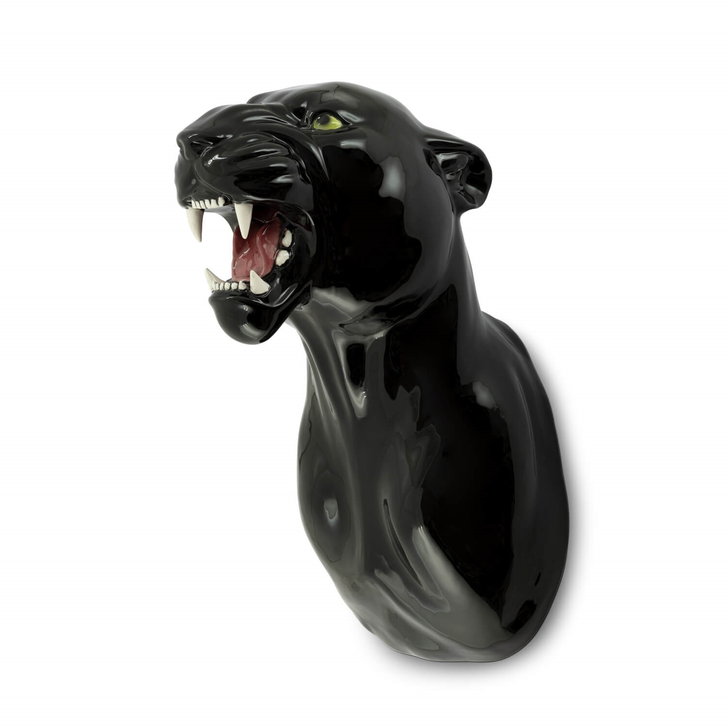 600925-BT ABHIKA ПОДВЕСКА НА ГОЛОВУ ЛЕОПАРДА BLACK MAT  - Вид №1