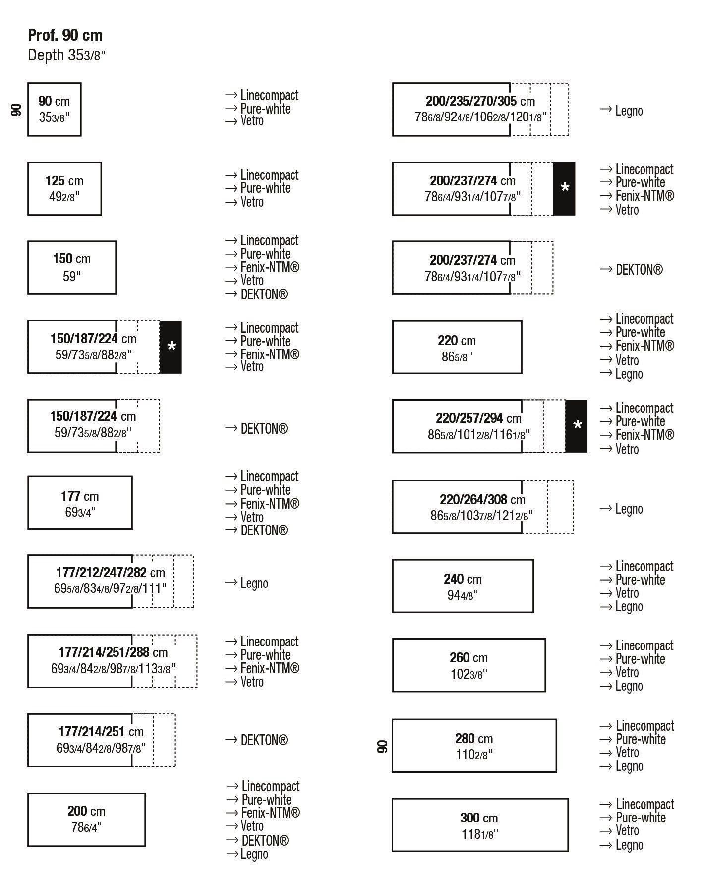 Выдвижная таблица в Linecompact Kristalia ARCH-00138388 - Вид №11