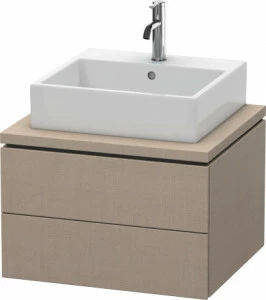 LC581507575 Тумбочка для консоли L-Cube #LC5815 620 x 547 мм Лен, декор