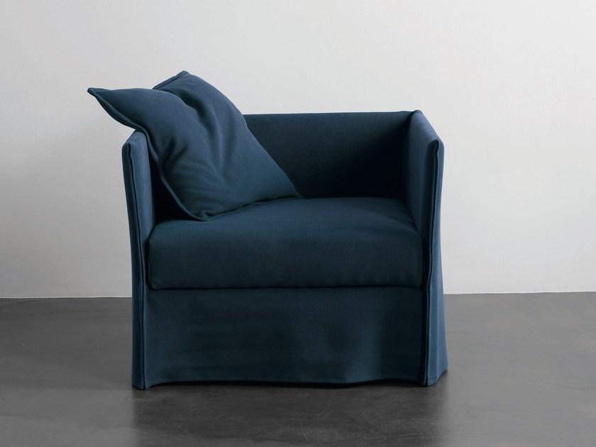 Meridiani Кресло-кровать со съемным чехлом из ткани Fox sun-id-1500377 - Вид №1