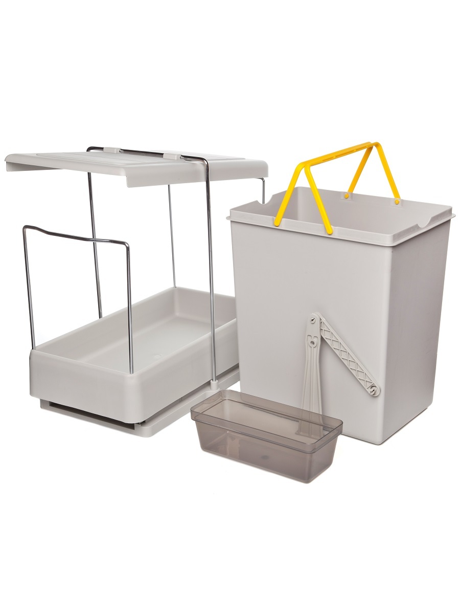 Контейнер для мусора на дверцу Gamma 400/21 Light Grey NAVAKO 10013 - Вид №2