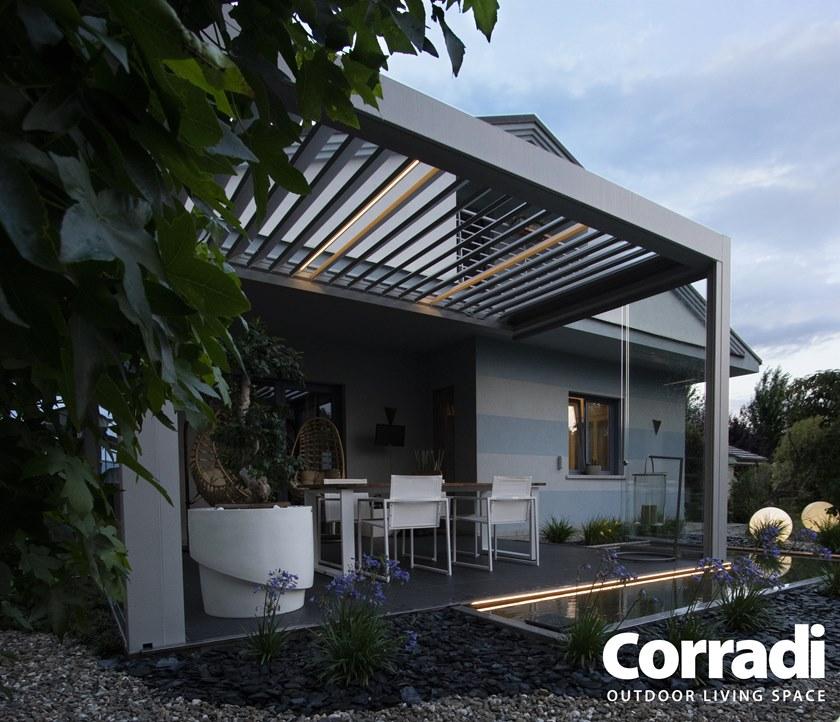 Corradi Алюминиевая пергола с регулируемыми жалюзи Bioclimatics sun-id-1405053 - Вид №1