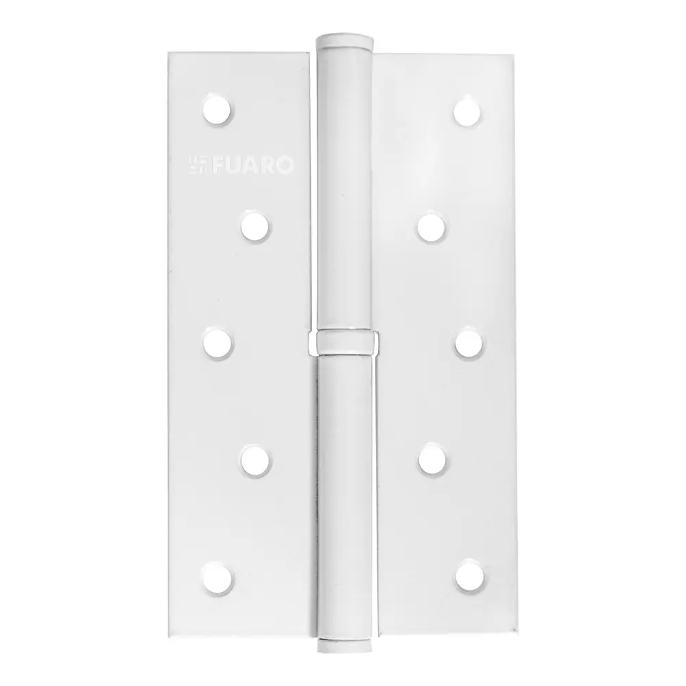 Петля карточная съемная Fuaro 125x75x2.5 мм сталь цвет белый STLM-2114553