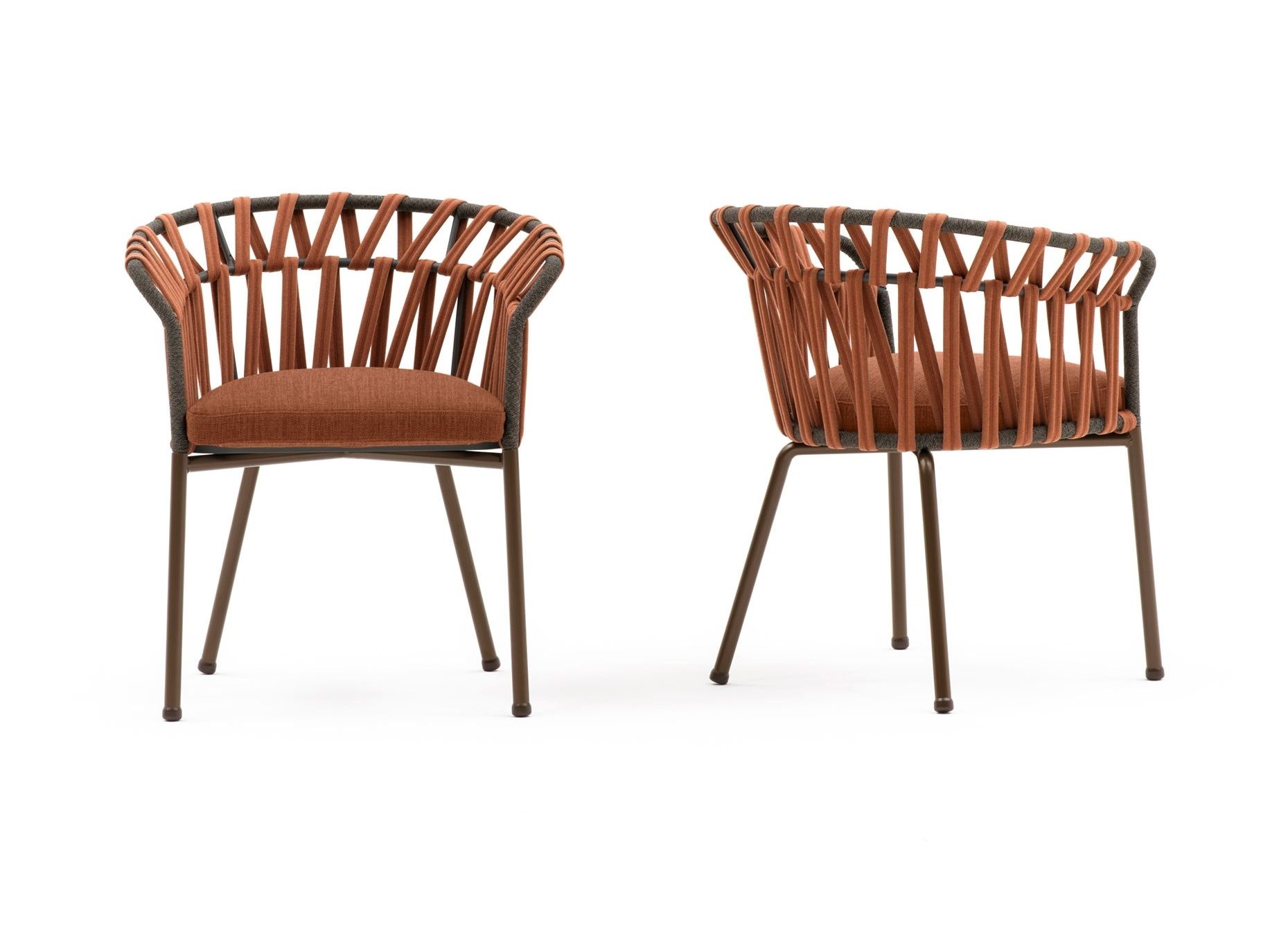 Алюминиевый стул с порошковым покрытием с подлокотниками Varaschin Emma Cross ARCH-00084415 - Вид №30