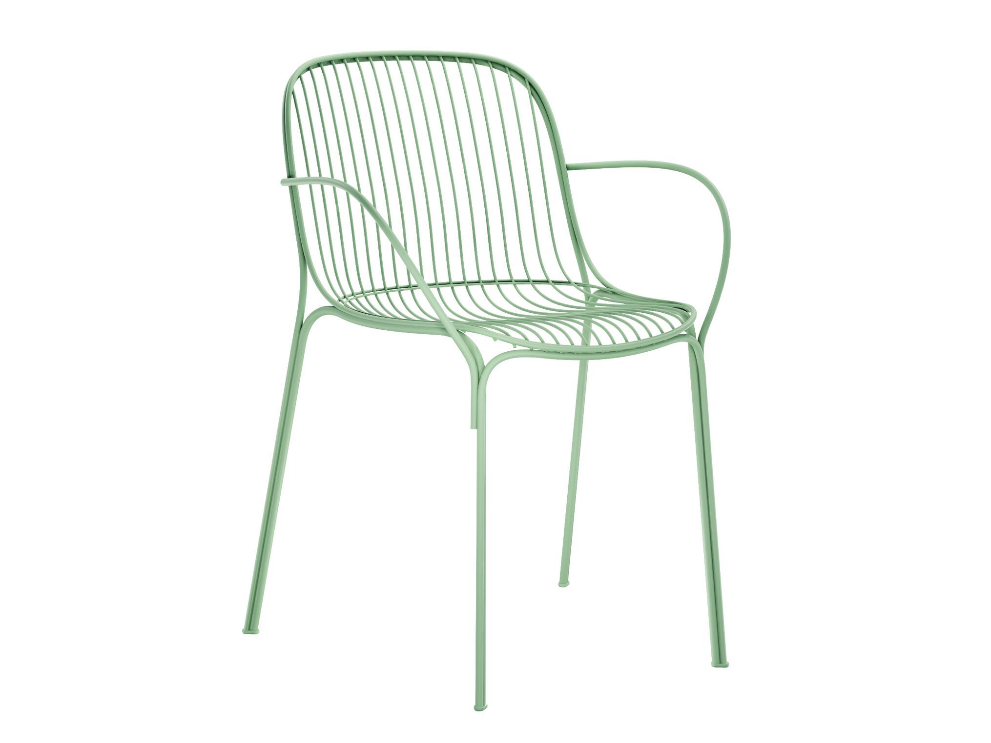 Стул для сада из оцинкованной стали с подлокотниками Kartell Hiray ARCH-00064814 - Вид №51
