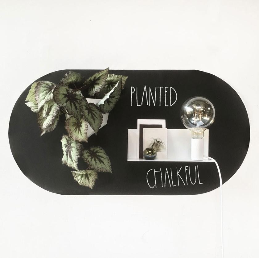 Groovy Magnets Однотонный клейкий декор Chalkboard St-ch-ov-49x90 - Вид №3