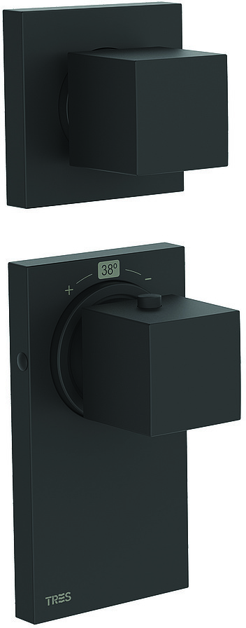 BLOCK SYSTEM Grifo termostático empotrado de 2 vías Block System-20625299NM TRES