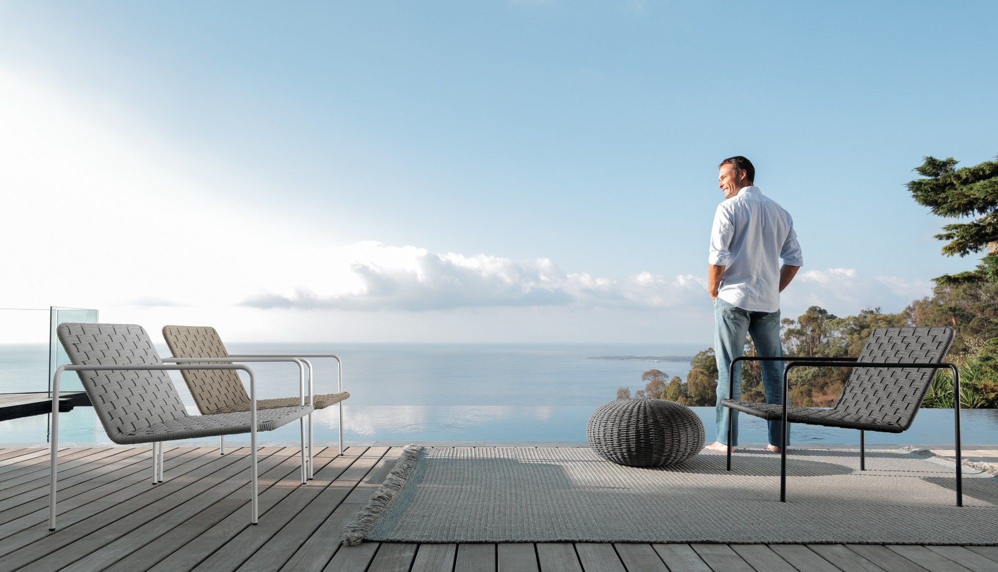 Веревочный садовый стул с подлокотниками Talenti Jackie ARCH-00047271 - Вид №5