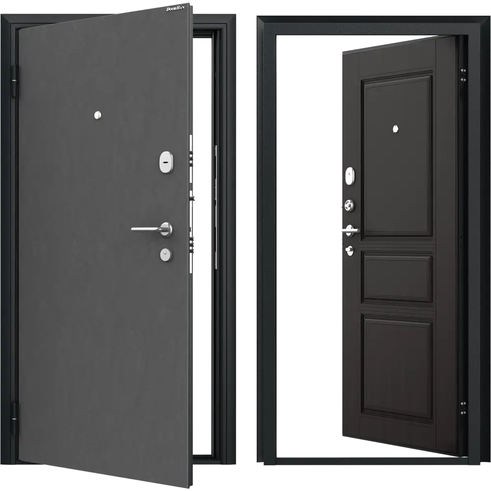 Дверь входная металлическая Премиум New 98x205 см левая венге классик DOORHAN STLM-2149825 - Вид №1