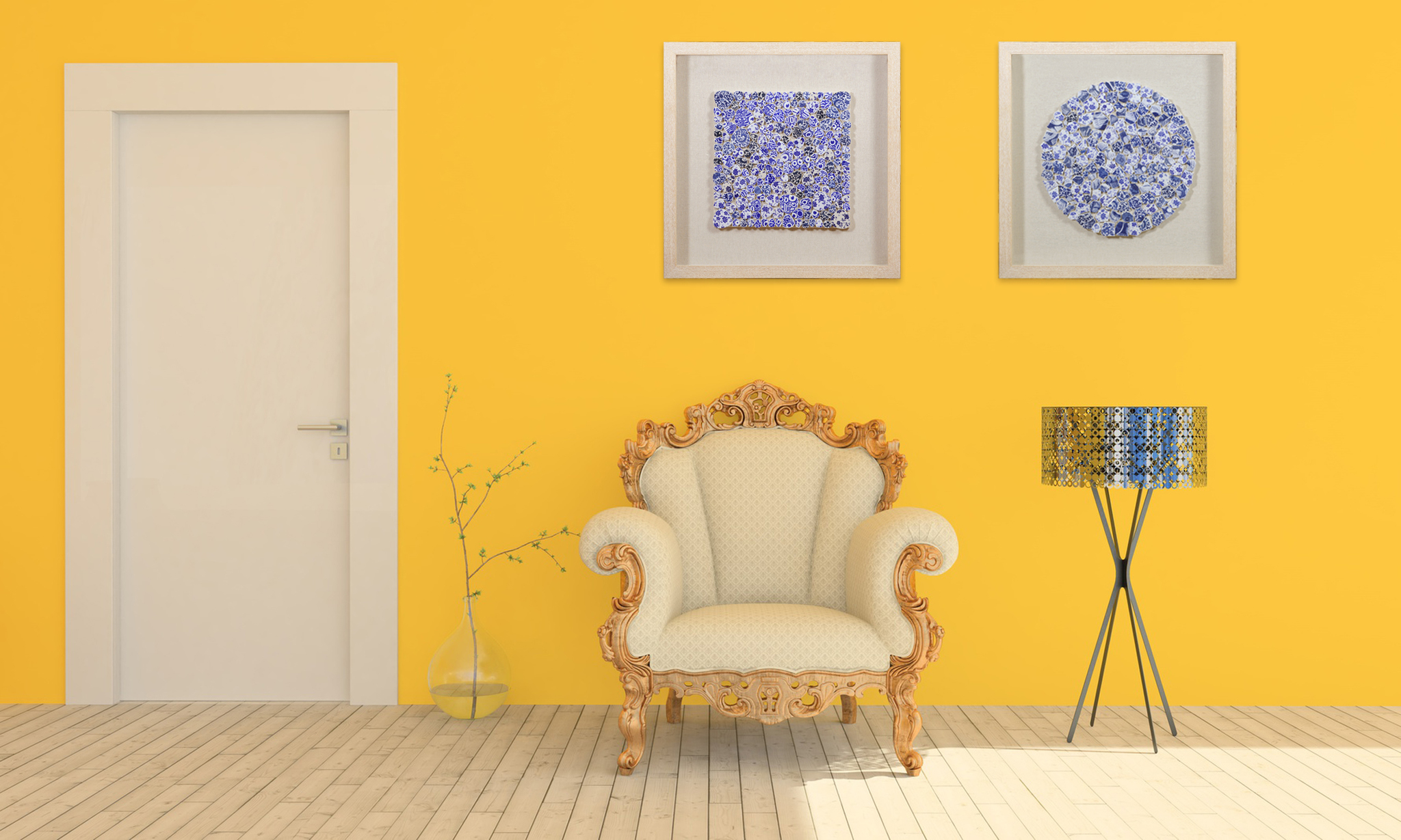 30153A Панно "В стиле гжель 1" LAB.Space  - Вид №2