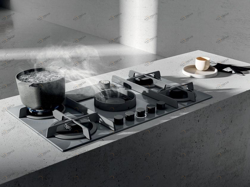 Elica Газовая плита со встроенной вытяжкой Nikolatesla sun-id-1479146