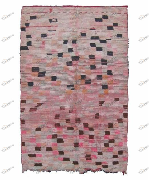 AFOLKI Прямоугольный шерстяной коврик с длинным ворсом и узором Boujad Ta521be