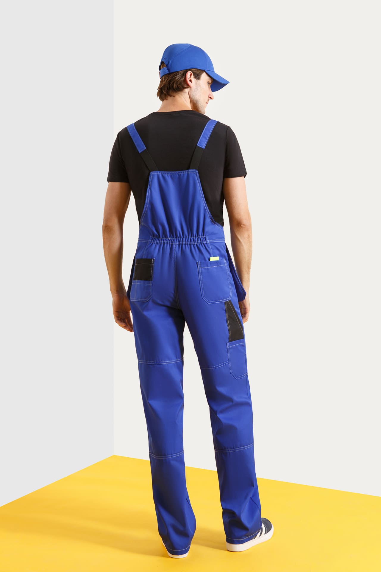 5039604 Костюм "Профессионал-2" василек-черный-лимон  Летняя спецодежда  размер 48-50/158-164  - Вид №11