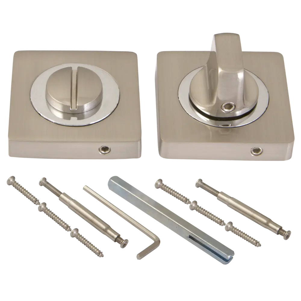 Накладка фиксатор Punto BK6 ZQ SN/CP-3 цвет матовый никель/хром STLM-2107323 - Вид №2