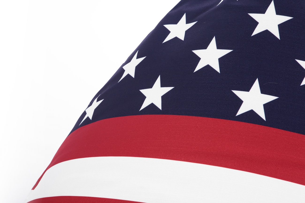 Пуф USA Lazy T американский флаг LAZY LIFE PARIS ДИЗАЙНЕРСКИЕ 051182 Белый;красный;синий;разноцветный  - Вид №2