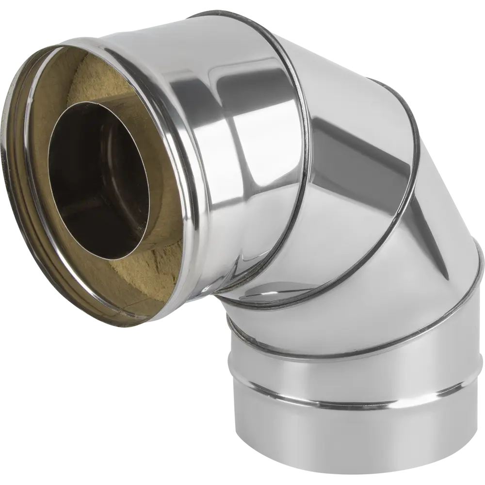 Сэндвич-колено Металлик и Ко 90° D120x200 мм 430/0.8 мм STLM-2047799 - Вид №1