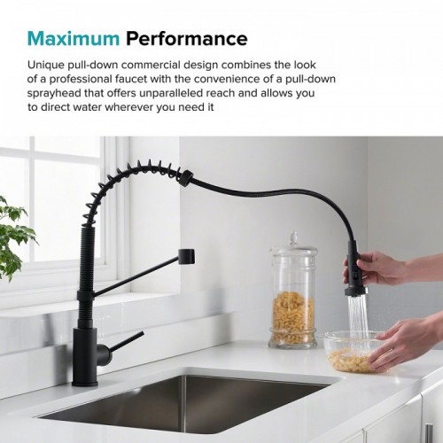 Кухонные смесители Bolden KPF-1610CH латунь krausru  - Вид №5