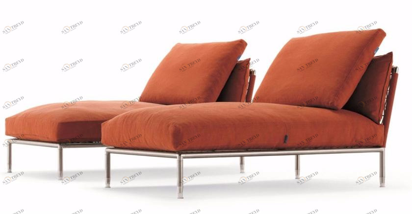 Coro Садовая кушетка из мягкой ткани Nest sun-id-1346591