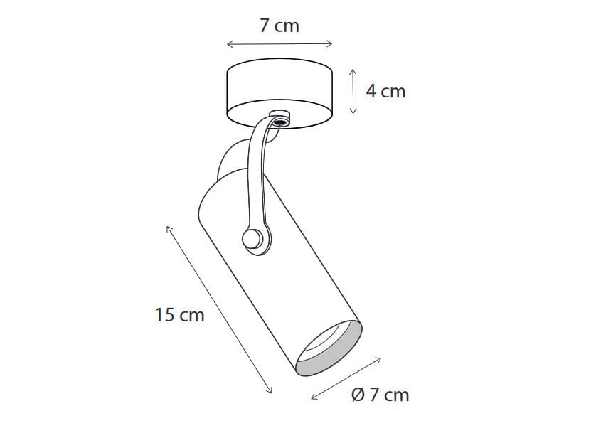 Регулируемая латунная потолочная лампа Authentage Lighting Tubelum ARCH-00116089 - Вид №2