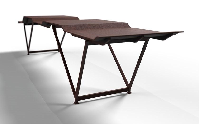 TrackDesign Скамья из стали Corten ™  Osp05078  - Вид №5