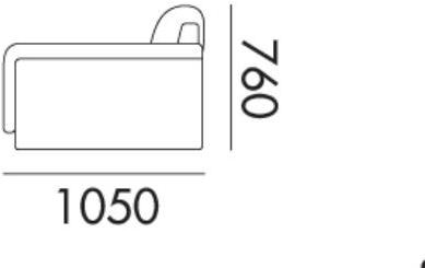 Grado Design 3-х местный тканевый диван Salami Sal-sf-3s - Вид №12