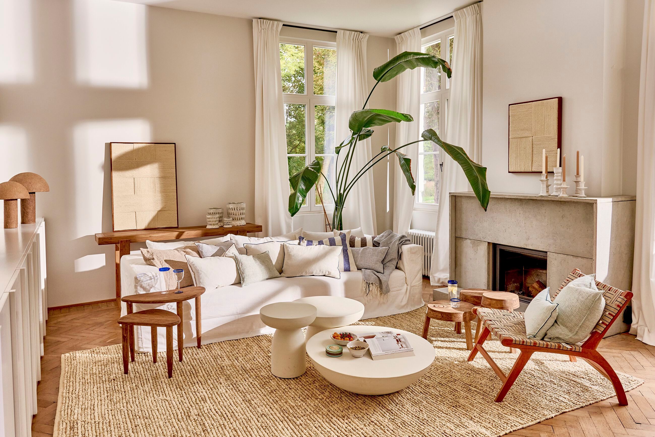 Льняная прямоугольная полосатая подушка POMAX Cirque Magique ARCH-00026190 - Вид №4