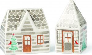 10660508 Lenox Набор для соли и перца Lenox "Волшебный лес" 7,5см (домики) Фарфор