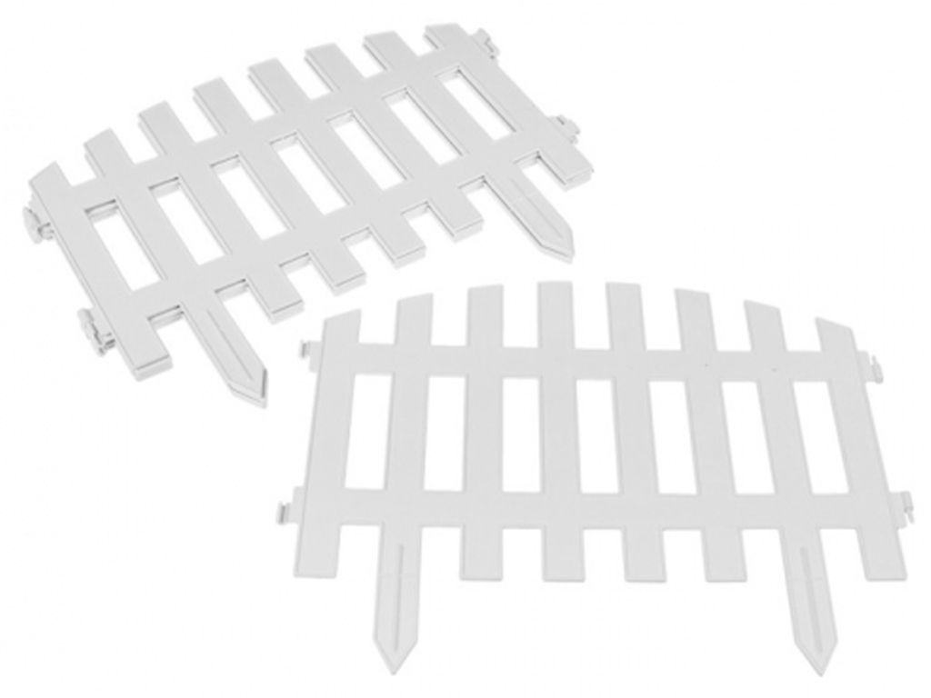Забор декоративный "RENESSANS" №2, 7 шт, длина 3,10 метра. белый ГеоПластБорд