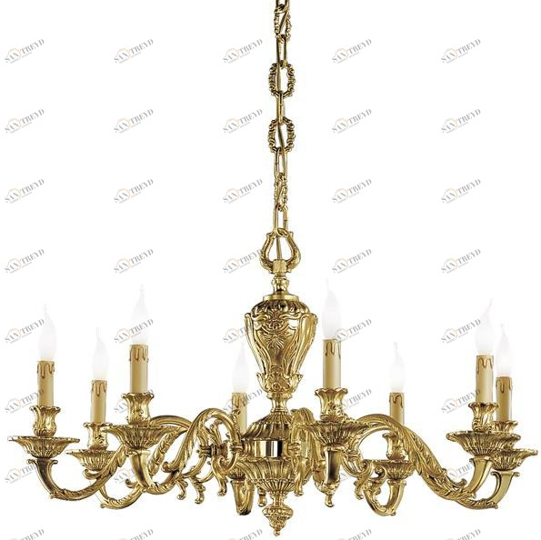 Possoni Illuminazione Французская золотая люстра Brad 1167/8 