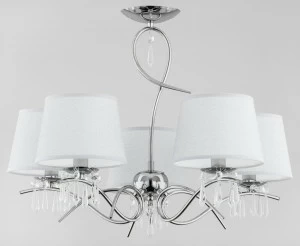 Потолочная люстра Alfa Baron 11485 (Абажур 83139) ALFA ДИЗАЙНЕРСКИЕ, BARON 336998 Серебро;хром