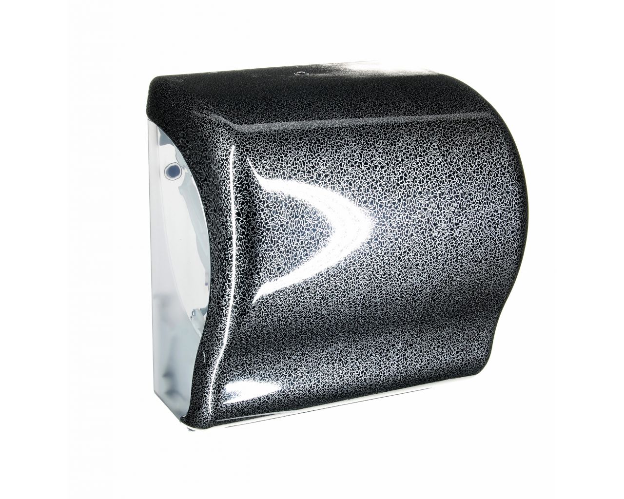 CUH369 UNIQUE LUX CUT GLAMOUR BLACK SPARK LINE механический диспенсер для полотенец Merida 