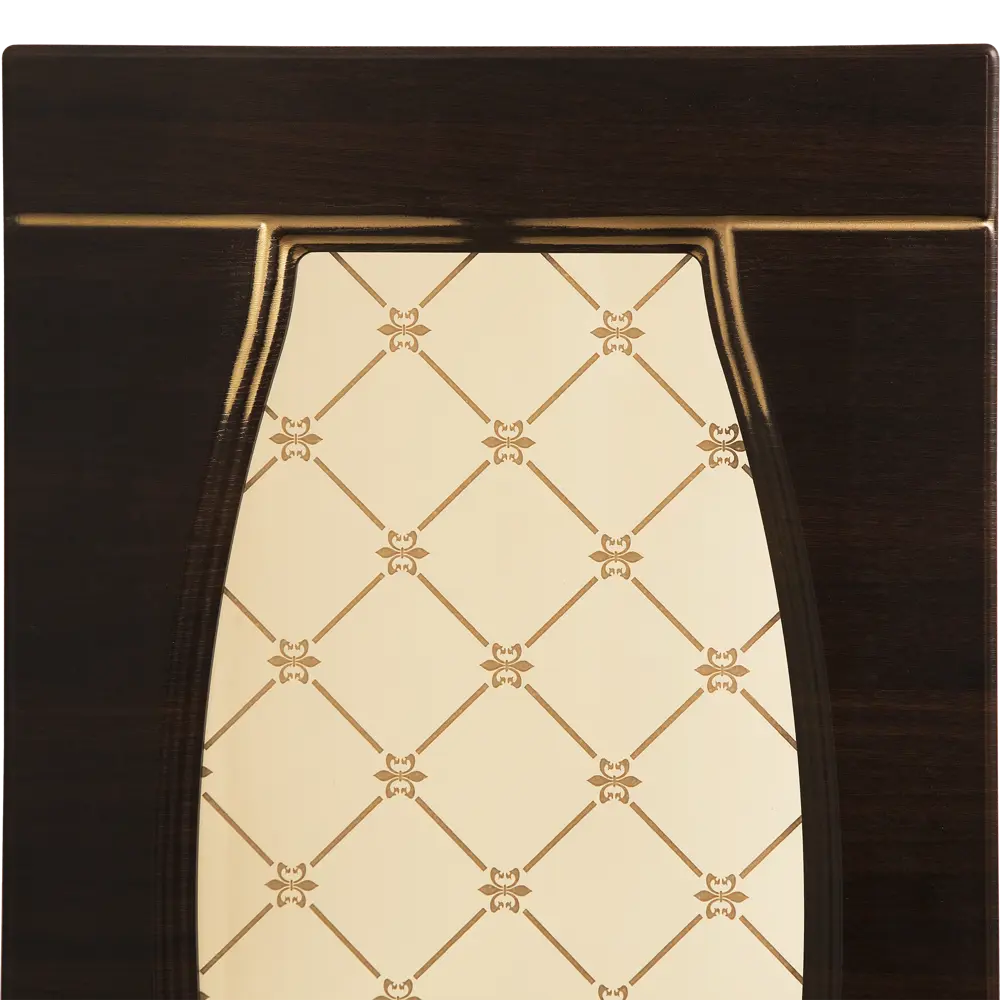 Витрина для шкафа «Византия», 40х92 см, цвет тёмно-коричневый DELINIA STLM-2209296 - Вид №1