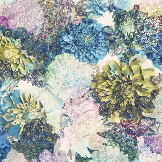 8-941-Frisky-Flowers Фотообои Komar Imagine Edition 2 254х368 м 8941FRISKYFLOWERS