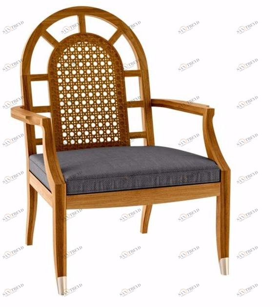 ASTELLO Садовое кресло из тика с подлокотниками Jonquille Jq.sb2.f1