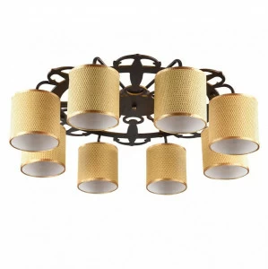 Потолочная люстра Freya Timone FR5100-CL-08-BR FREYA TIMONE BROWN 183615 Желтый