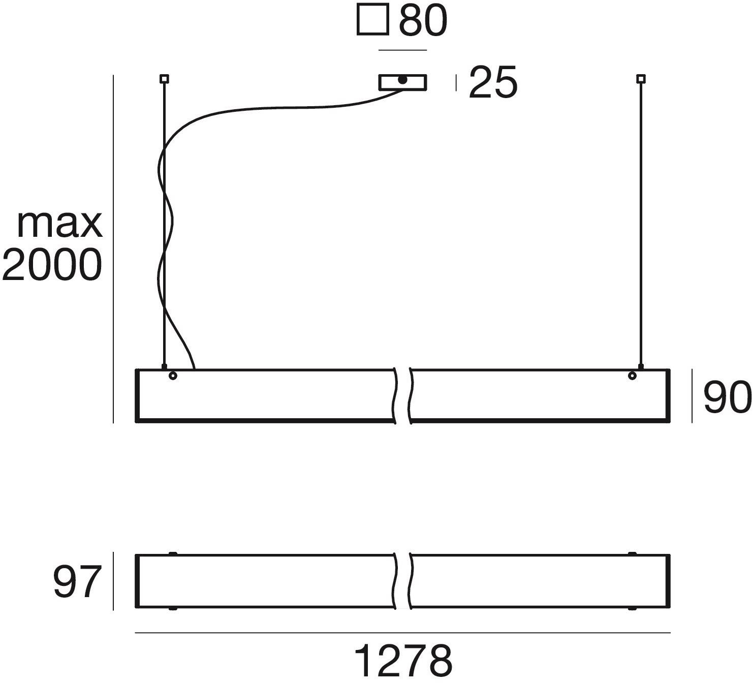 Linea Light Group Подвесной светильник из стекла Gluèd sun-id-1407335 - Вид №1